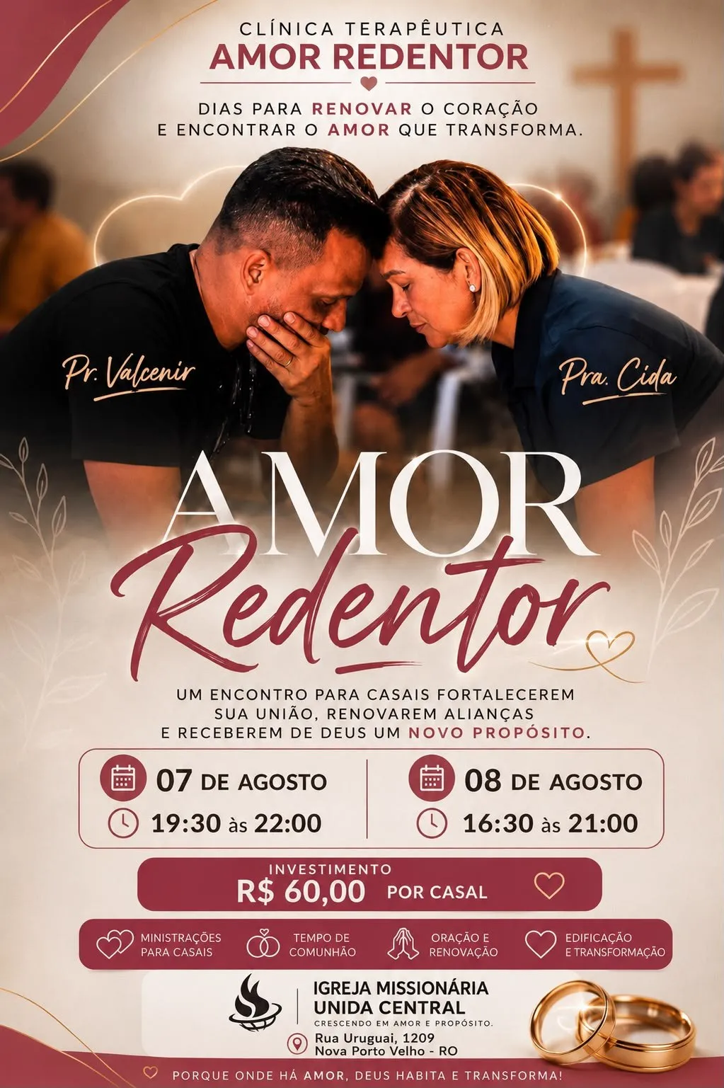 Banner do evento: Clínica Terapêutica Amor Redentor